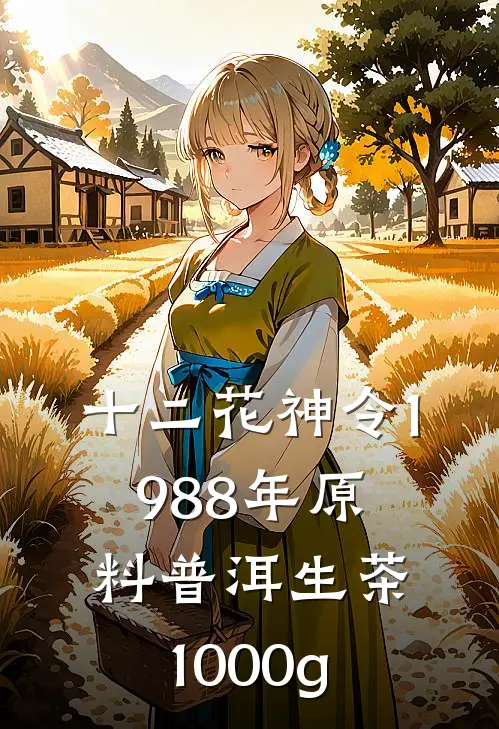 十二花神令 1988年原料 普洱生茶 1000g